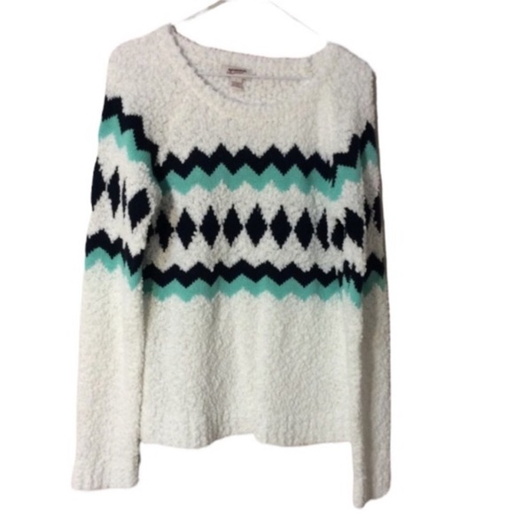 Arizona Jean Company Sweaters - ARIZONA JEAN COMPANY Cozy CHEVRON Pattern Soft Winter SWEATER Size LARGE